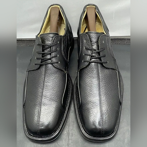 Baybridge Studio Belvedere Black Leather Oxford Dress shoes 14 D - Picture 1 of 7